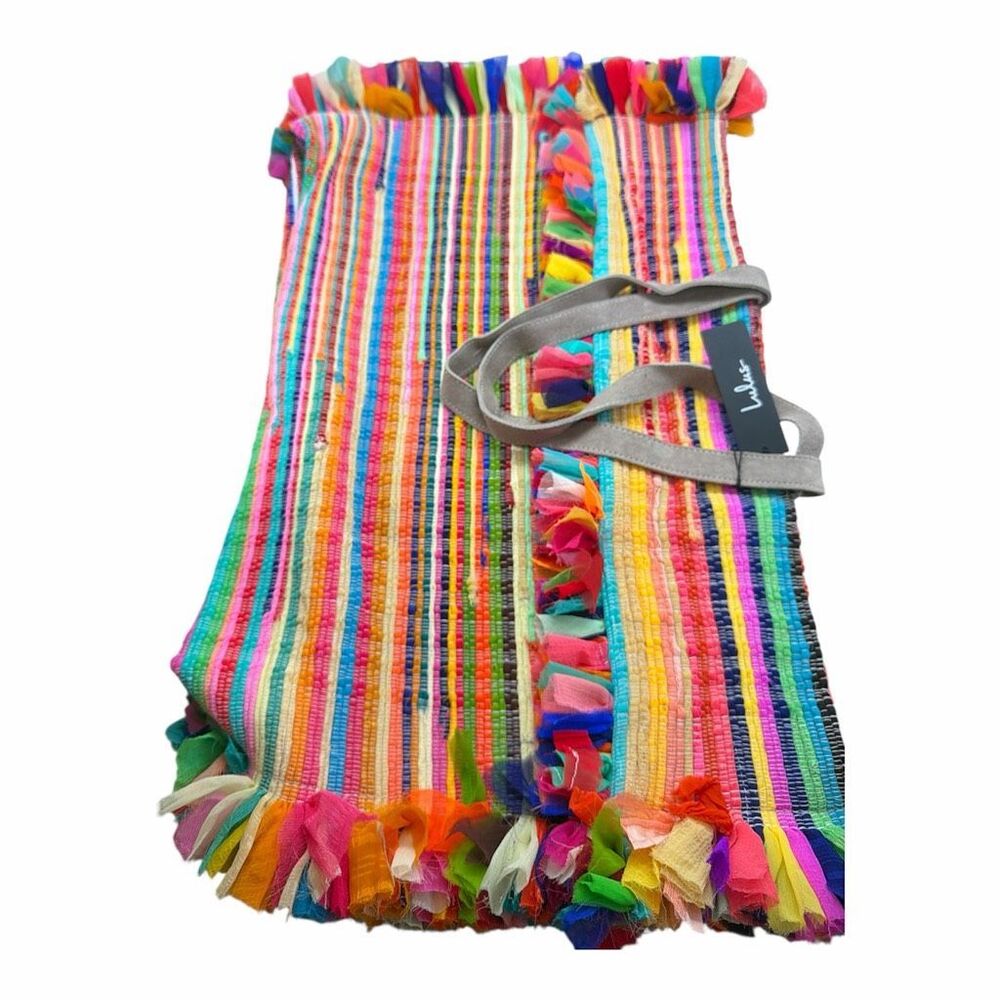 Lulus Fiesta Color My World Multi-Colored Oversized Tote Bag